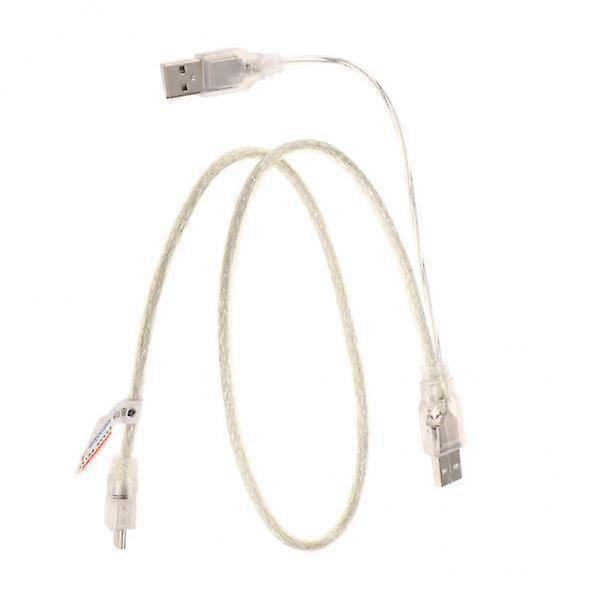 Cable USB 0 A macho a mini 5 pines Y para discos duros externos