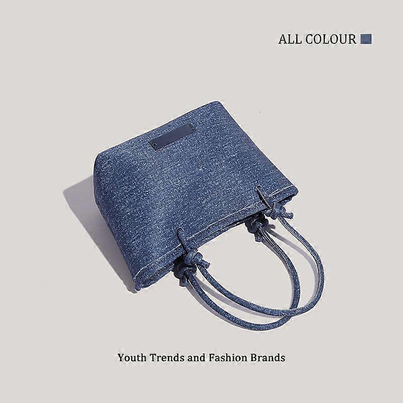 Blue Vegetable Basket Crossbody Handbag Single Shoulder Bag