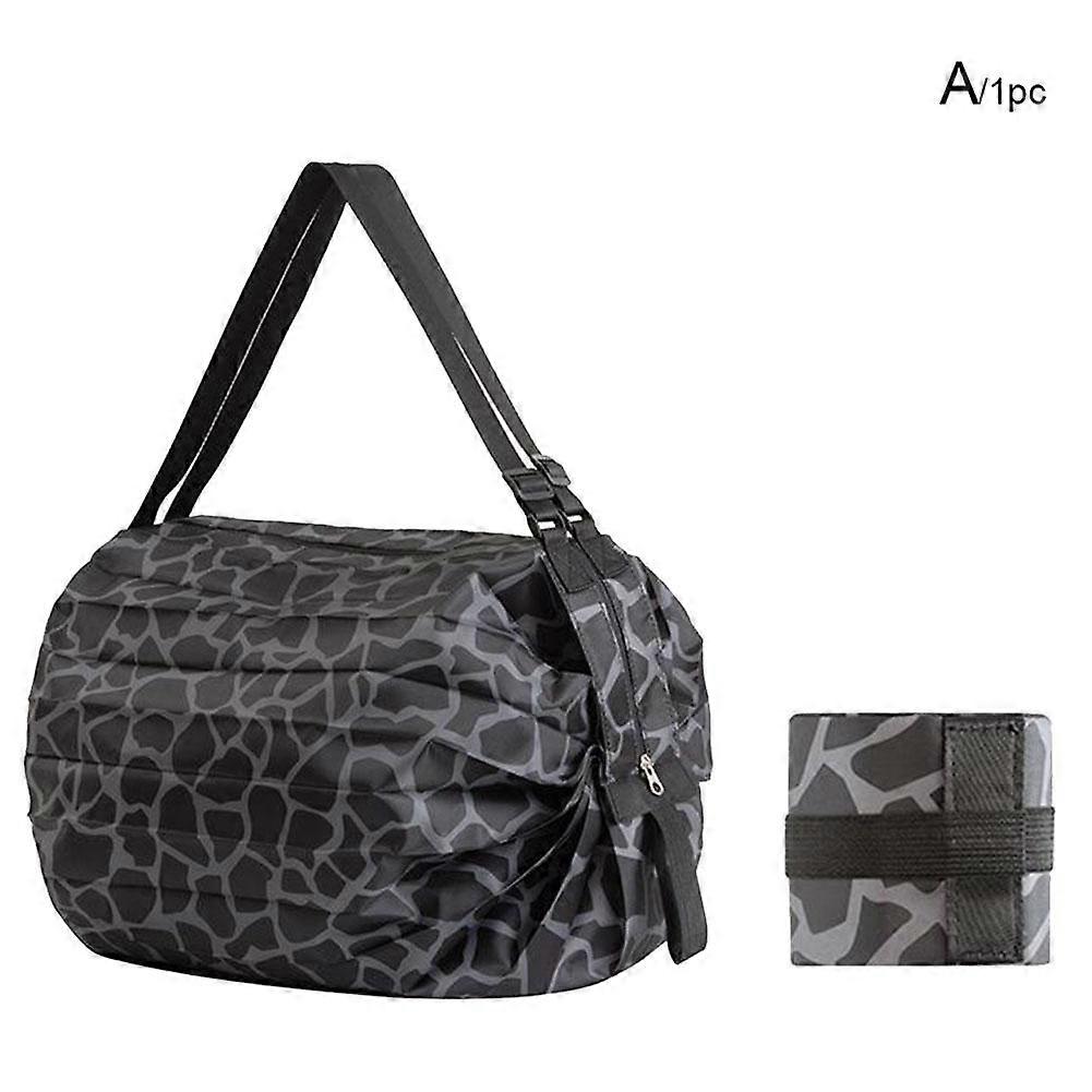 Folding Shopping Bag Eco-Friendly Reusable Portable Shoulder Handbag Storage