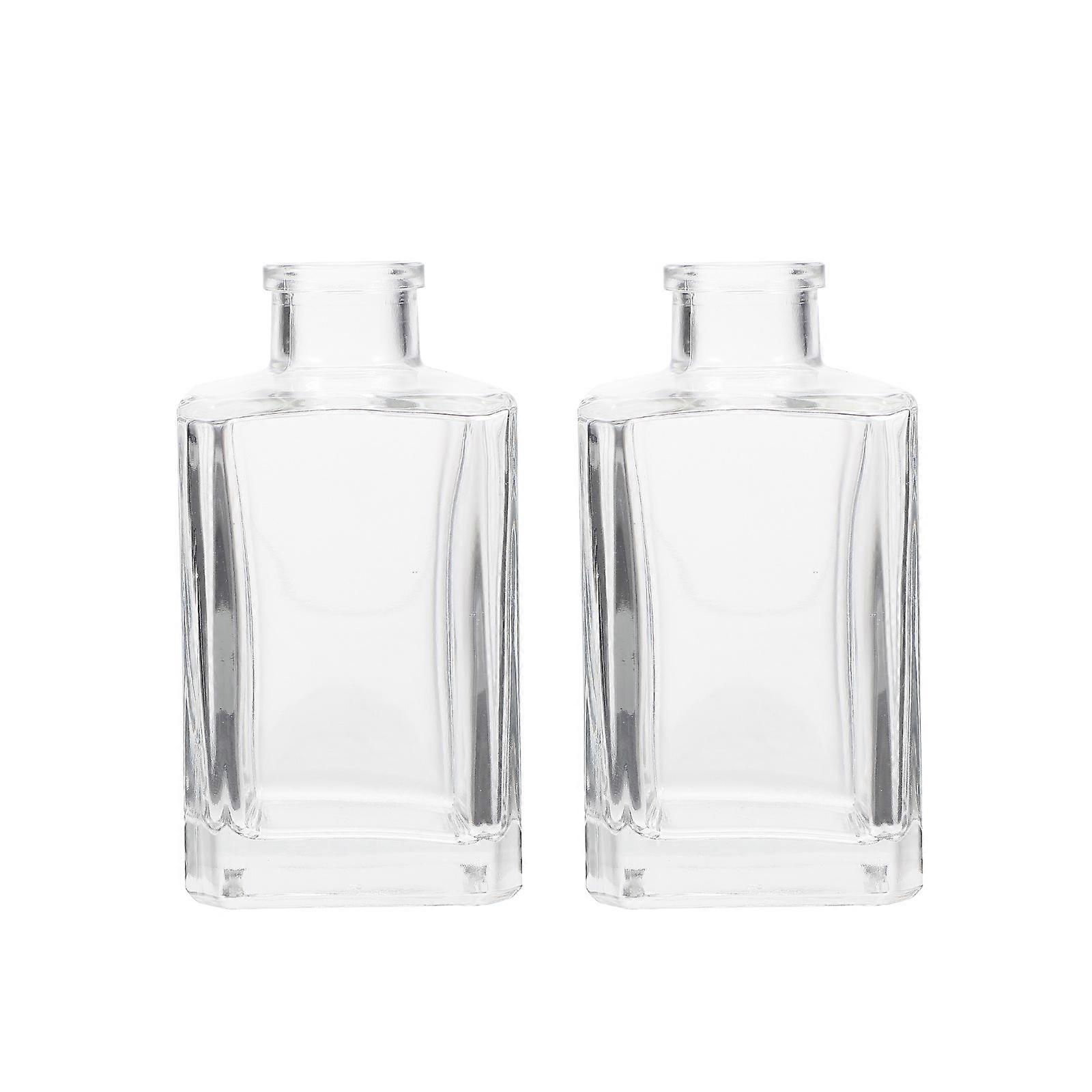 Aroma Diffuser Bottles 2pcs Refillable Empty Essential Oil Containers for Home, Office, Spa Aromatherapy, Air & Fragrance Use