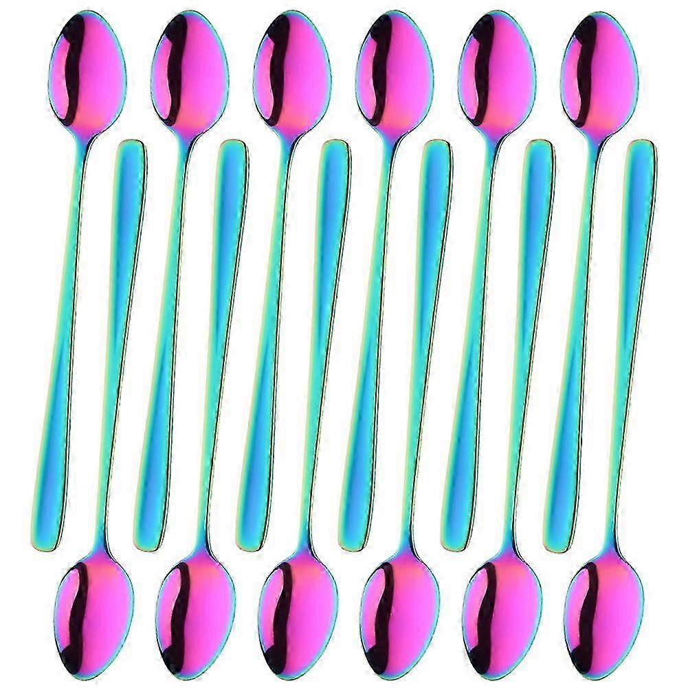 12 Set Premium Spoons Suitable for Iced Tea 8 Inch