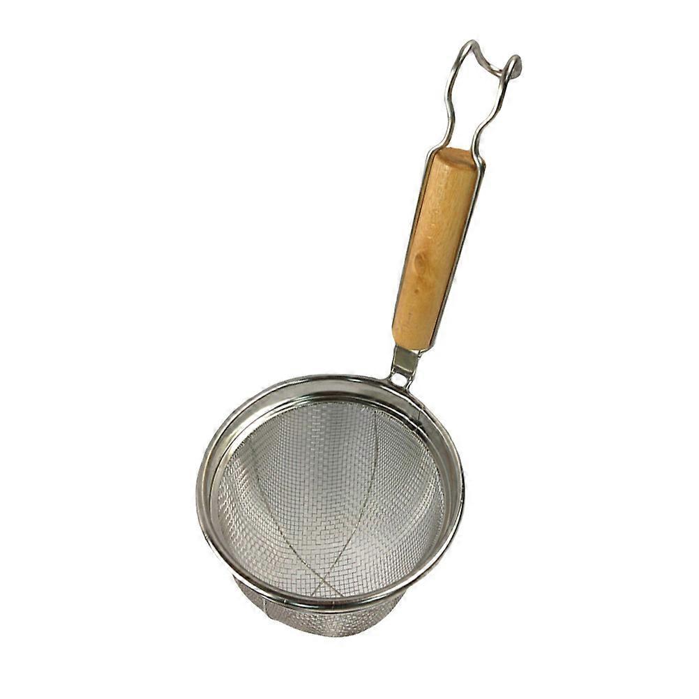 Versatile Fine Mesh Colander for Straining and Scooping with Ease