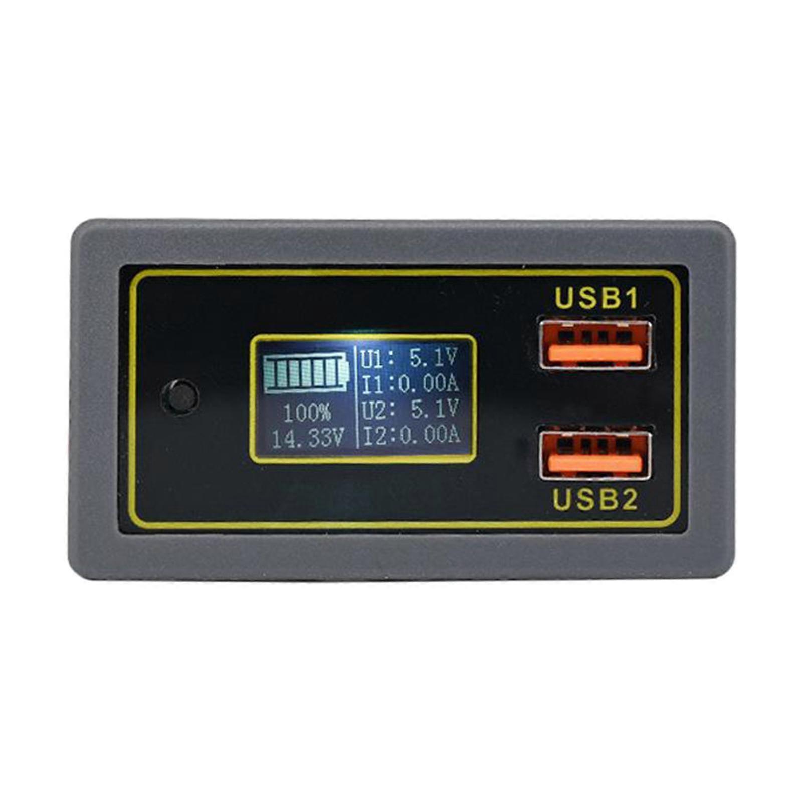 Battery Monitor Meter 12V / 24V Car Battery LCD Display Digital Voltage