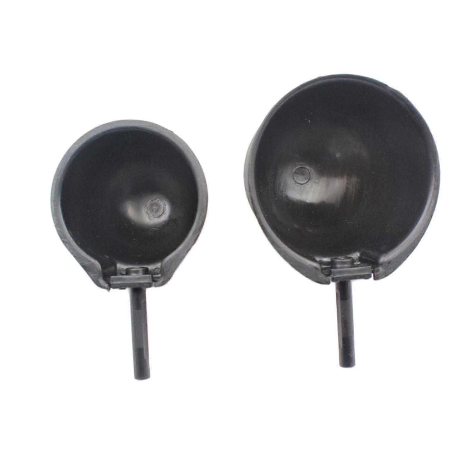 2Pcs Baiting Throwing Spoon Fishing Feeding Particles Device Accessory