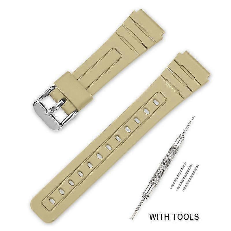 Replacement Wristband Accessory Comfortable Watch Strap Band for Casio A168 A158 A159 F91W F84 F105 F108 AE1200 AE1300 AE1000 Models Durable