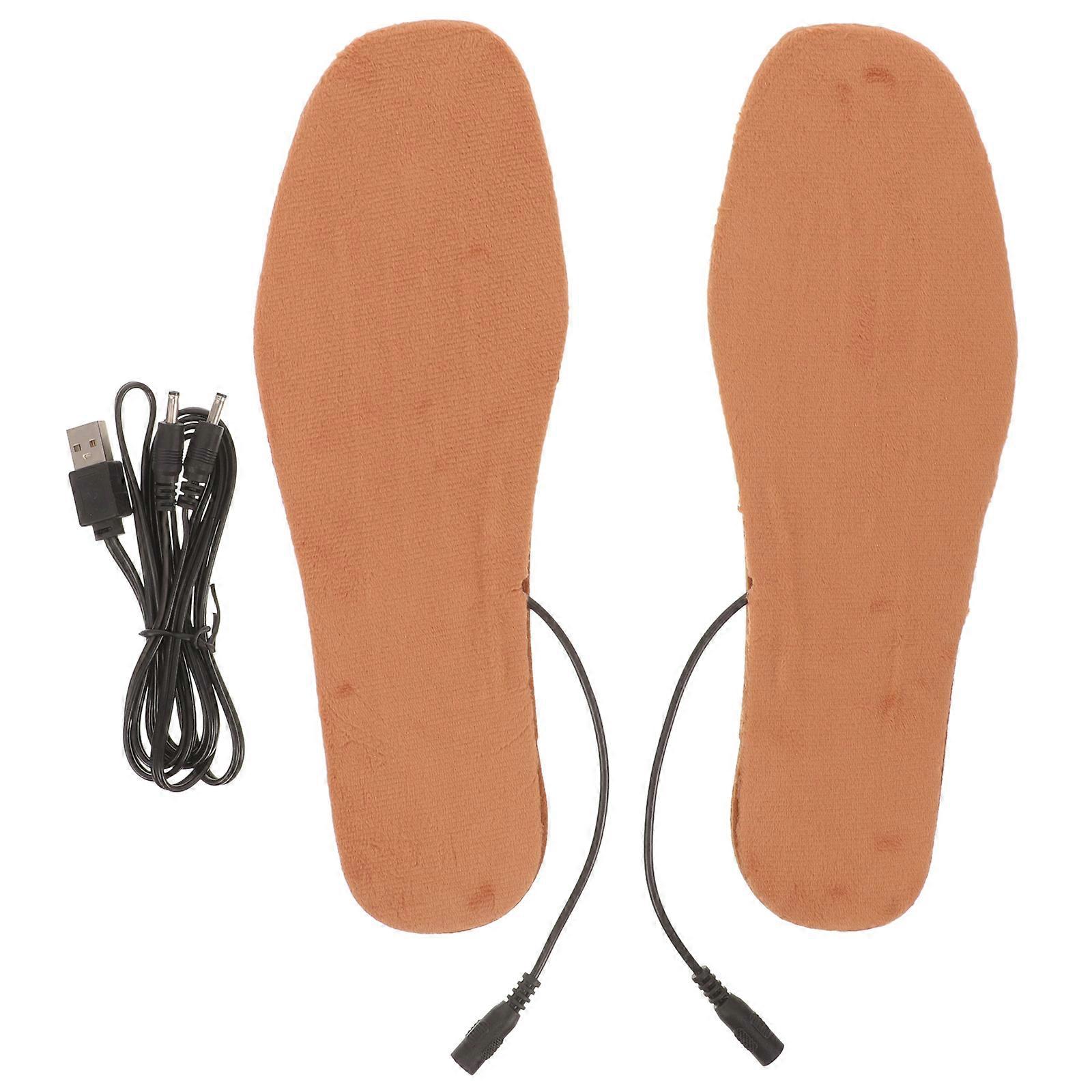 Insole Warmers Rechargeable for Indoor Use Heat Insoles Plush Technology 1 Pair