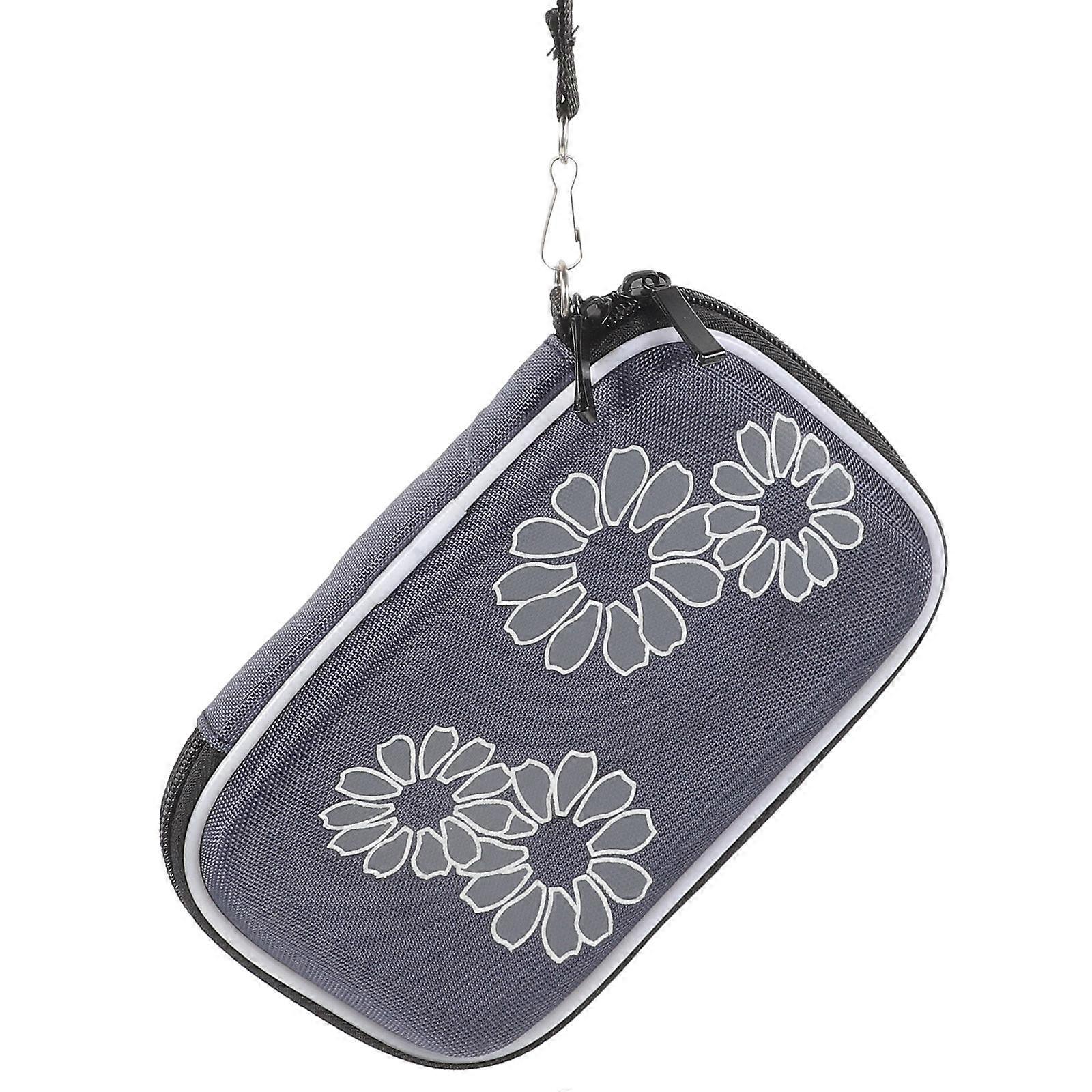 Here's a well structured product description and key features for the **Portable Hard Drive Case Storage Protective Bag with Elastic Band and Mesh