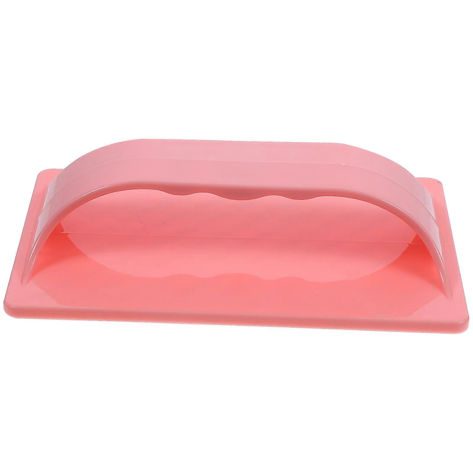 Hot Dog Slicing Tool – Easy to Use, Safe & Durable Design for BBQ, Camping, and Parties – Pink