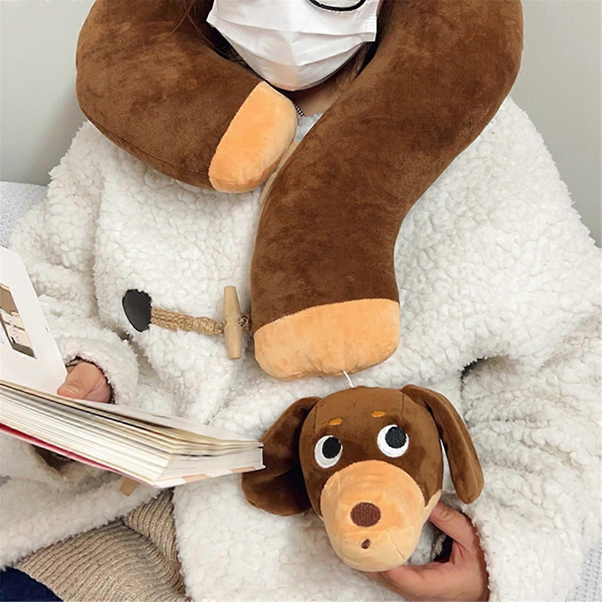 Dachshund Question Mark Pillow Long Nap Pillow A