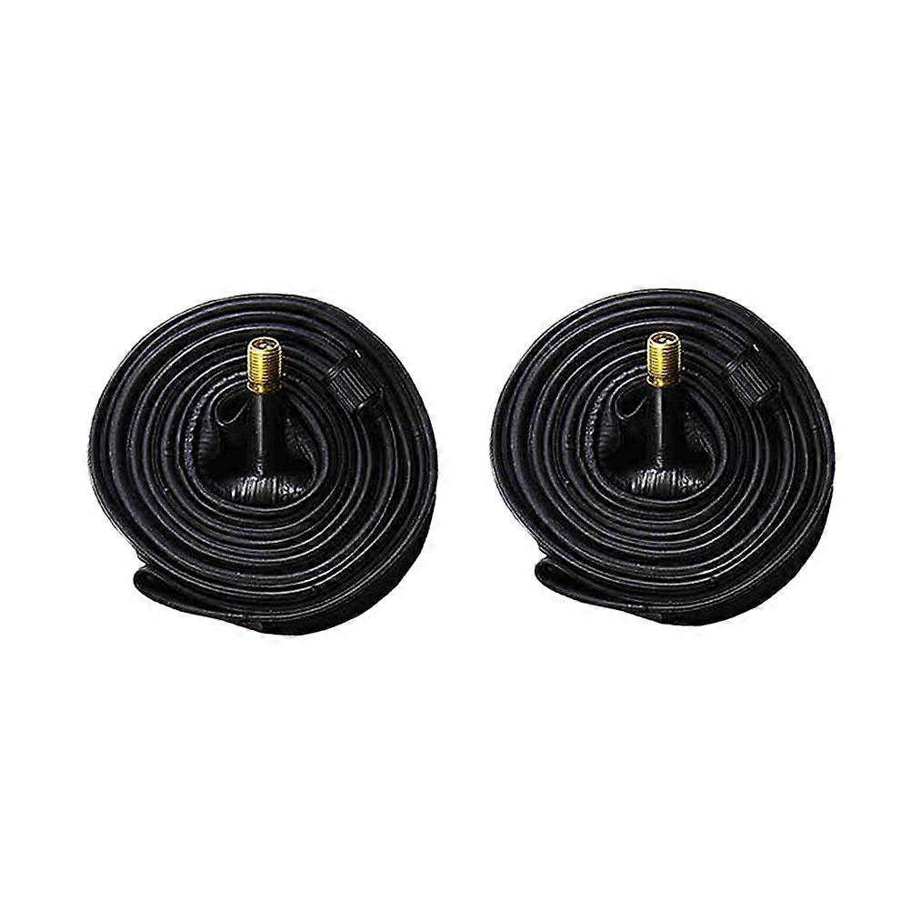 2pcs Durable Mountain Bike Inner Tubes Flexible Design Easy Installation Compatible with Standard Valve