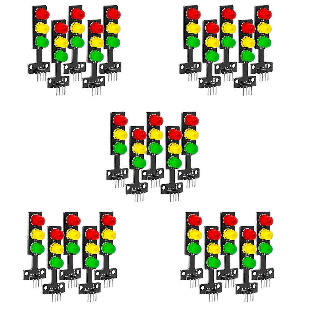 5x LED Traffic Light Module DIY Mini Traffic Light 3.3-5V for 