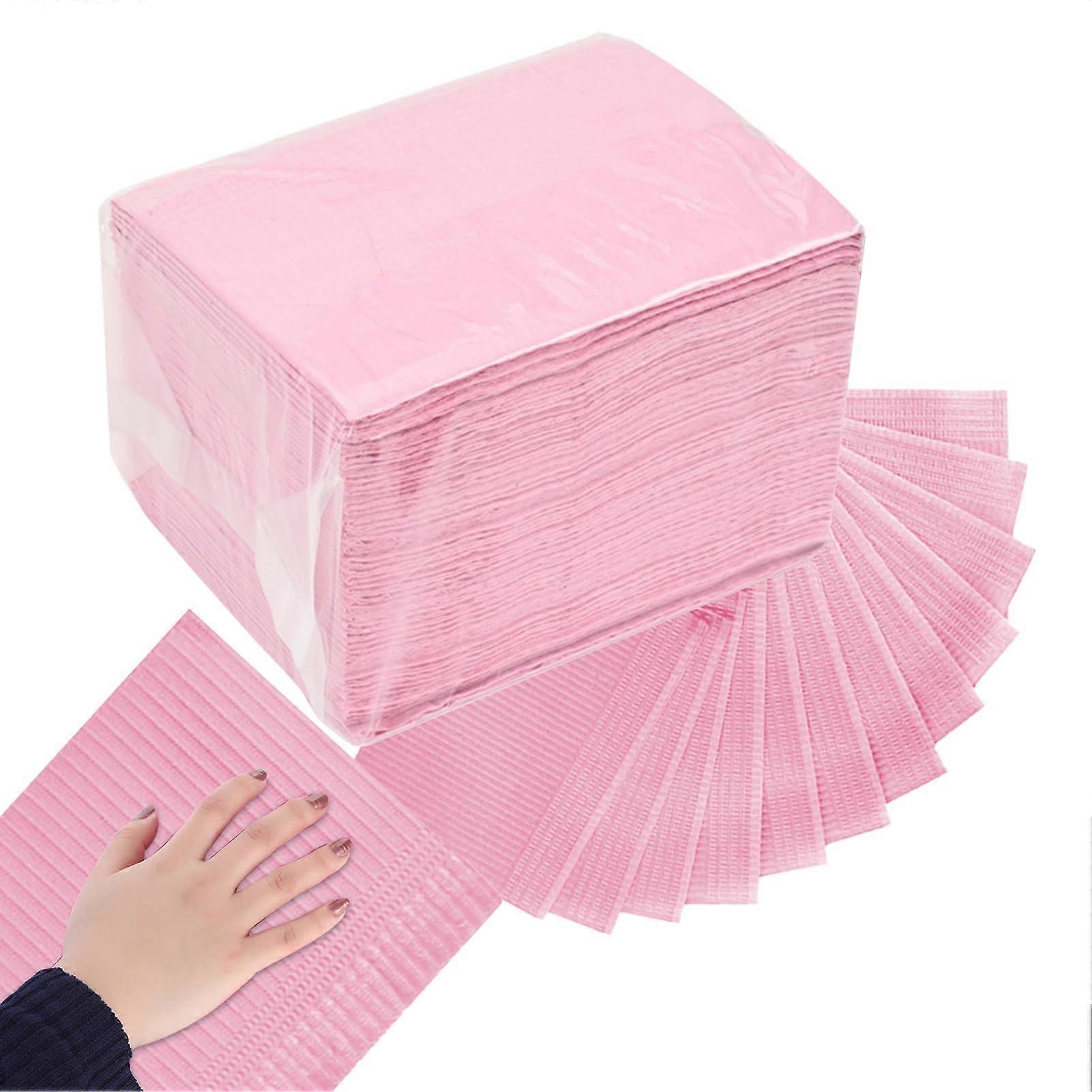 Waterproof Nail Mat - Manicure Table Pads, 50-Pack, 3-Layer Nail Sheets, Clean Pads for Home Use