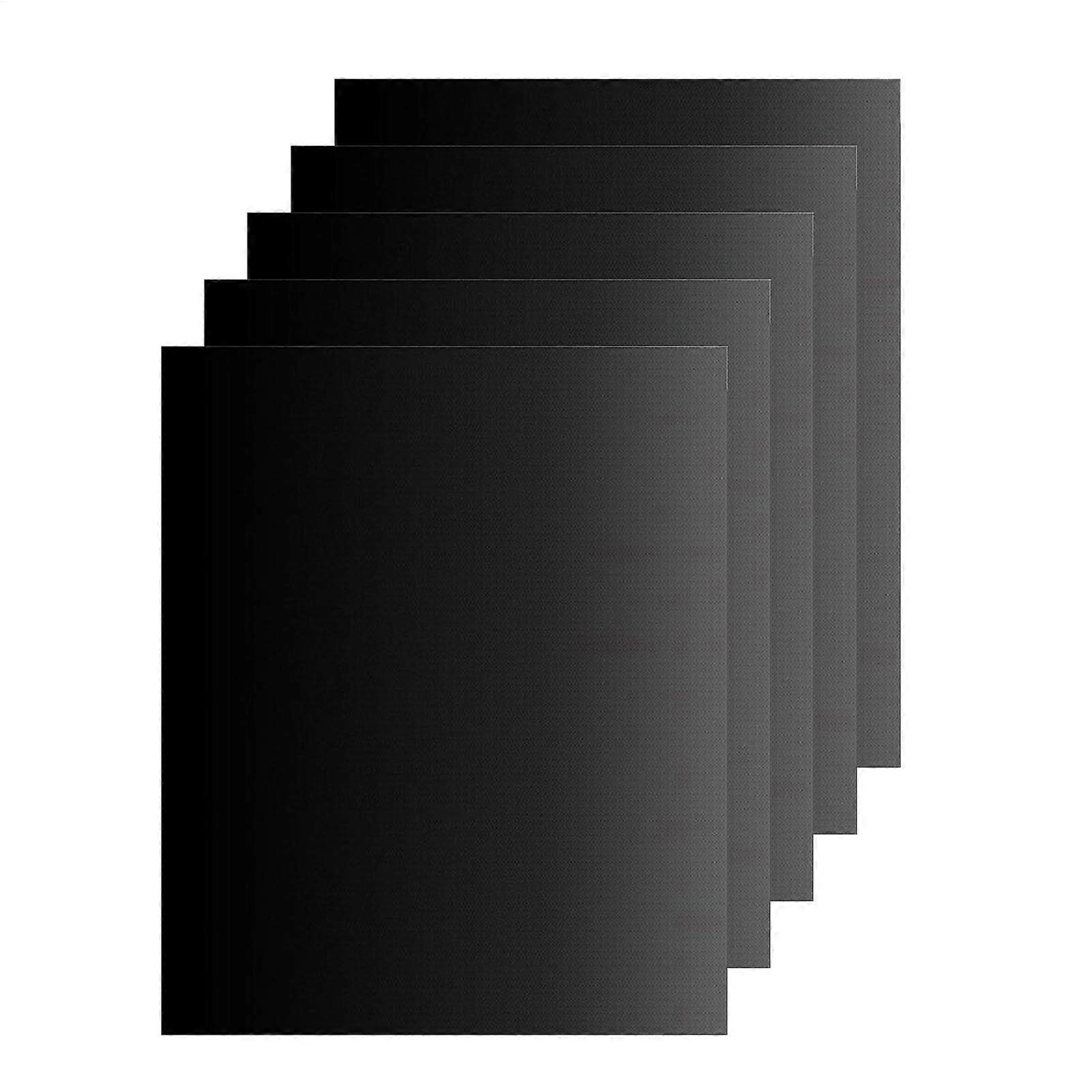 Grillmatte - Set of 5 Non-Stick BBQ Mats, Heat-Resistant, Cuttable for Grilling, Oven Protection, Food Preparation