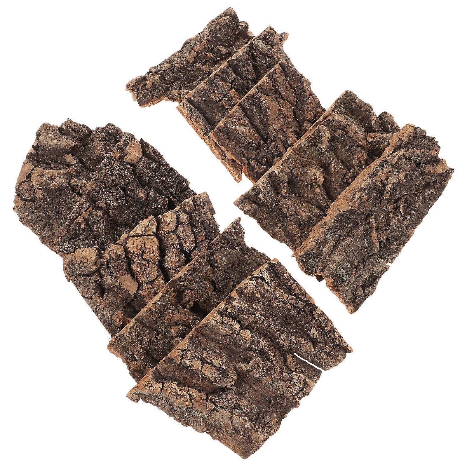 Natural Reptile Tree Bark Platforms – Safe Climbing & Basking Decorations for Terrariums & Vivariums, Non Toxic Hideouts for Geckos & Chameleons