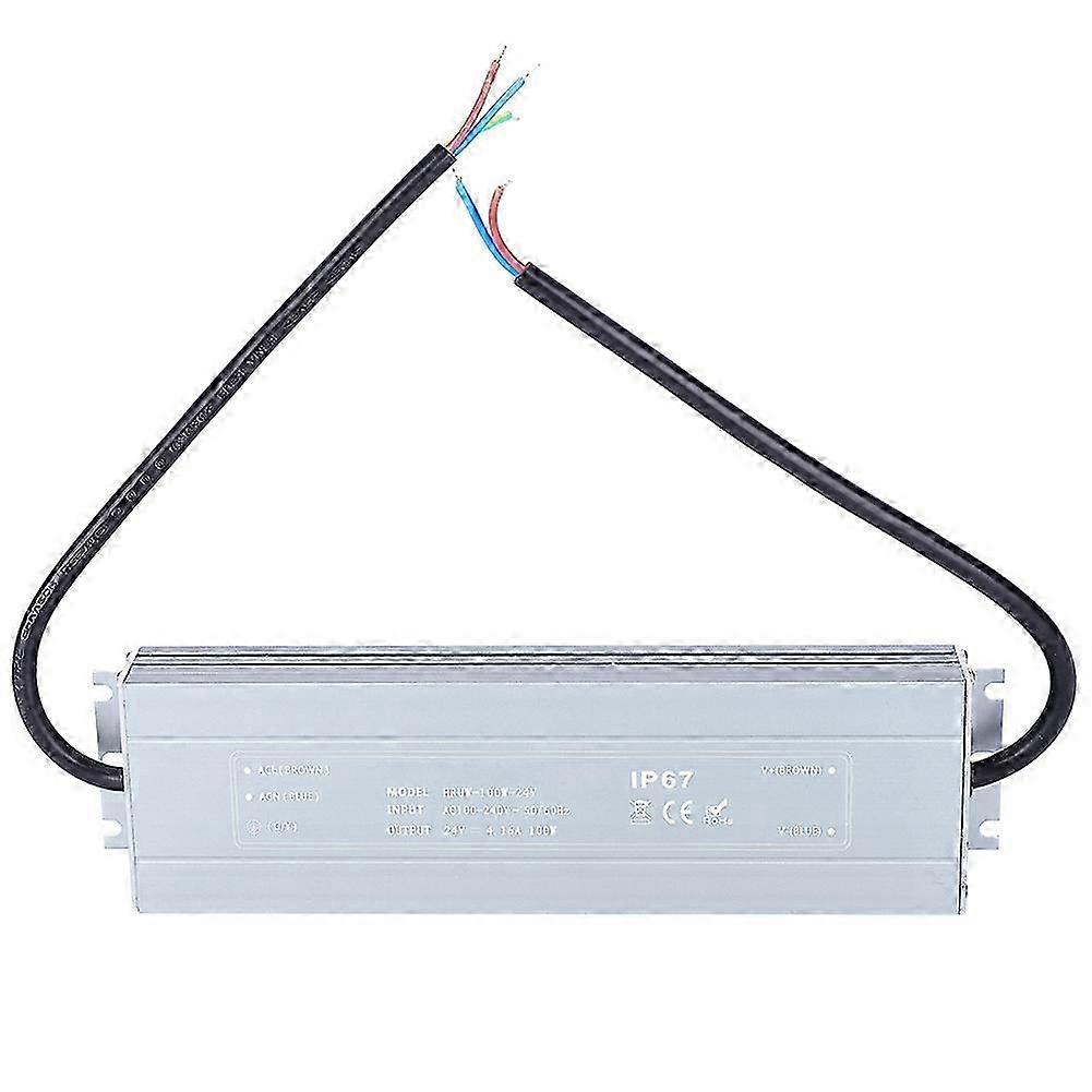 100W 24V Waterproof LED Driver Transformer for Use in Various Applications 100-240VAC