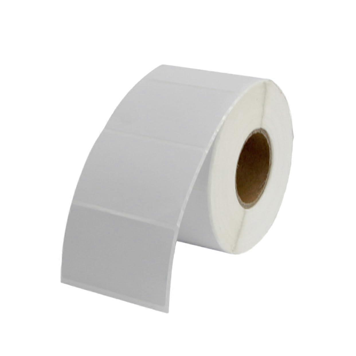 1000 Labels on Roll SelfAdhesive Labels for Printer White Blank Thermal Printing for Address