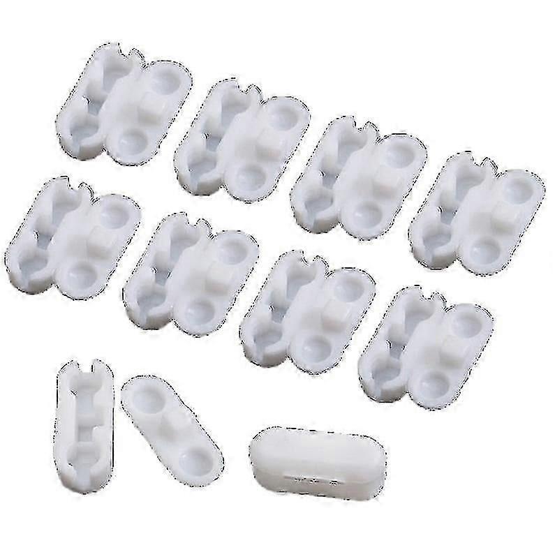 10pcs/παρτίδα πλαστικά ρολά τραβούν συνδετήρα αλυσίδας κουρτινών καλωδίων