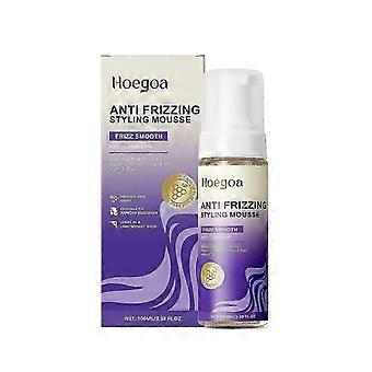 Hoegoa Curly Hair Plump Shaping Mousse Curly Hair Shaping Gloss Feeling Confident Soft Elastic Curling Shape