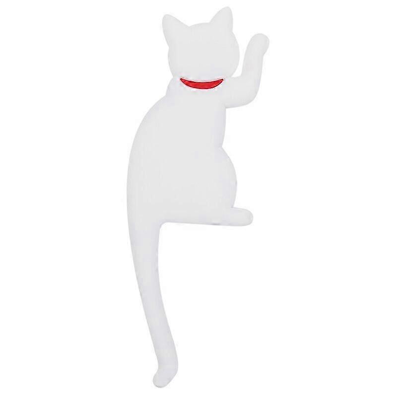 クリエイティブかわいい猫磁気壁掛けキーフック多機能冷蔵庫ステッカー冷蔵庫マグネット装飾