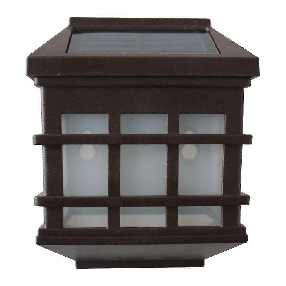 Solar Wall Light Window Pane Style Outdoor Security Lighting for Patio Yard Pathway Driveway High Brightness 1Set