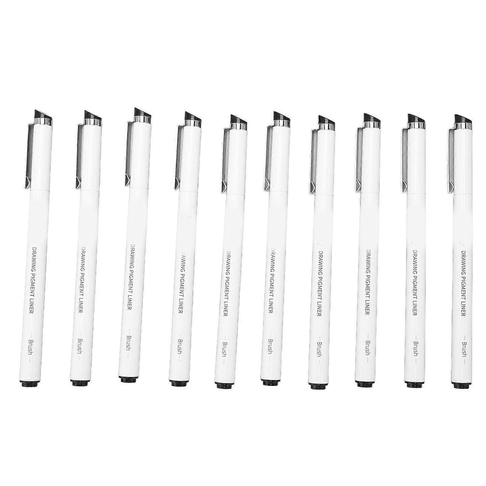 2025 Latest Model 10PCS Waterproof Micro Line Pens Strong Coverage Micro Line