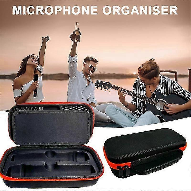 Wireless Microphone Storage Case For JBL PartyBox Wireless Two Microphone System