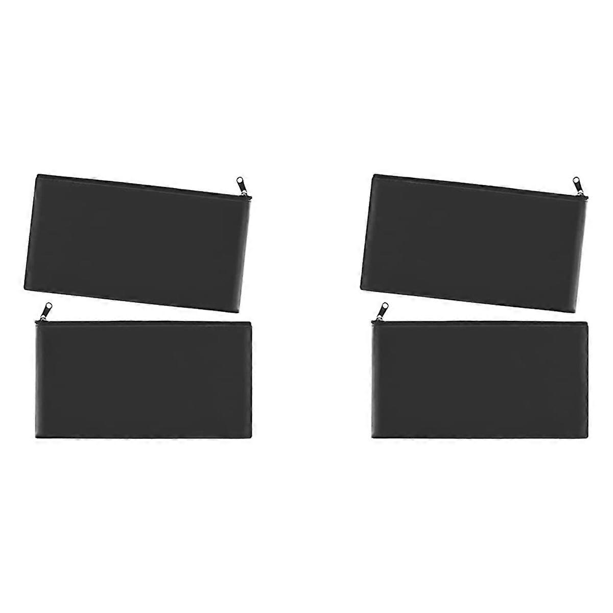 Money Bags with Zipper for Cash, Money Pouch, 11 X 6.1 Inch, 2Pieces