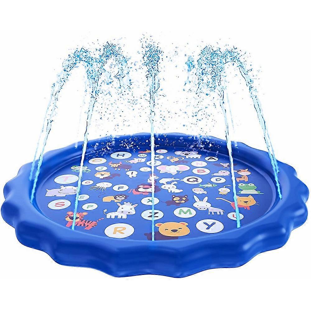 Splash Pad Sprinkler for Kids Pool for Learning Non Slip Pool