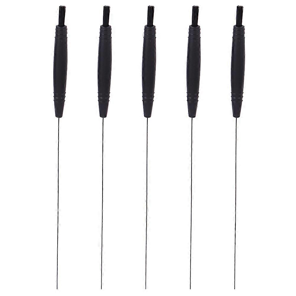 Hearing Amplifier Cleaning Brush Tool for Daily Maintenance with ABS Material 5Pcs