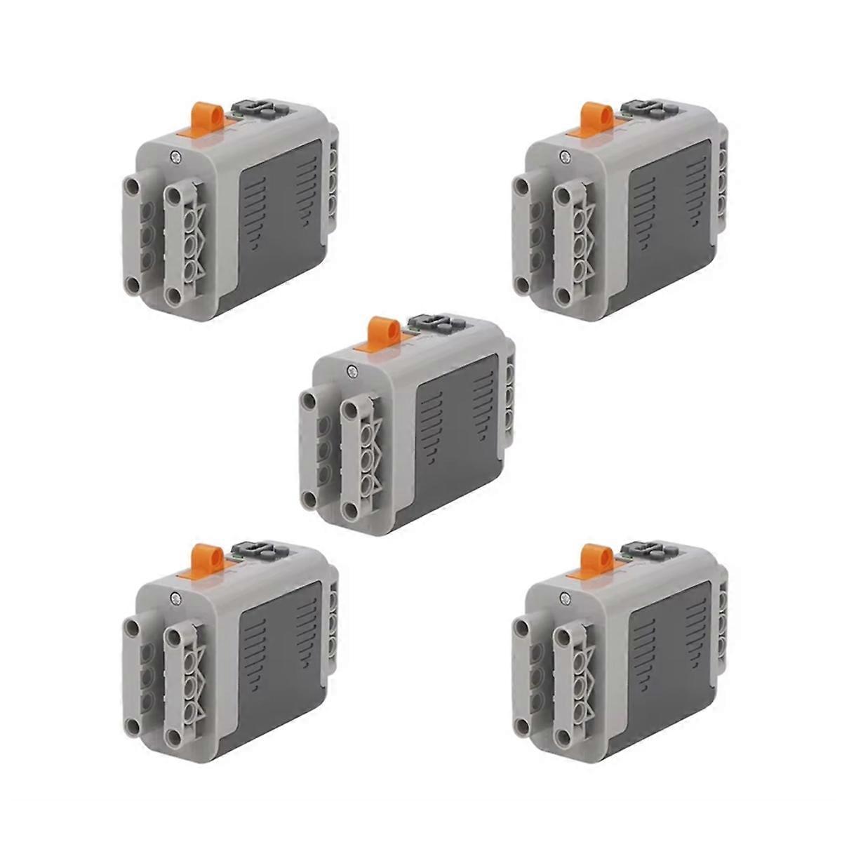 5PCS AA Power-Up Battery Case Box for Power Functions Parts for Legoeds 8881 for DIY Train Car Set