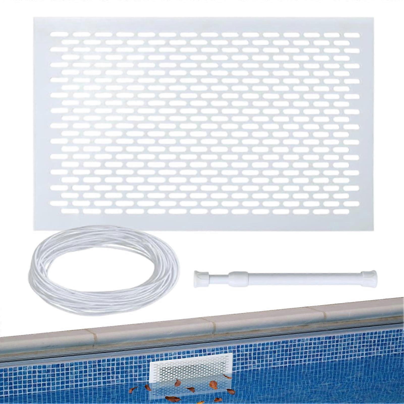 Swimming Pool Skimmer Leaf Protection Net Blocker, Anti-Debris Pool Skimmer Shield for Home Gym School Pond Use