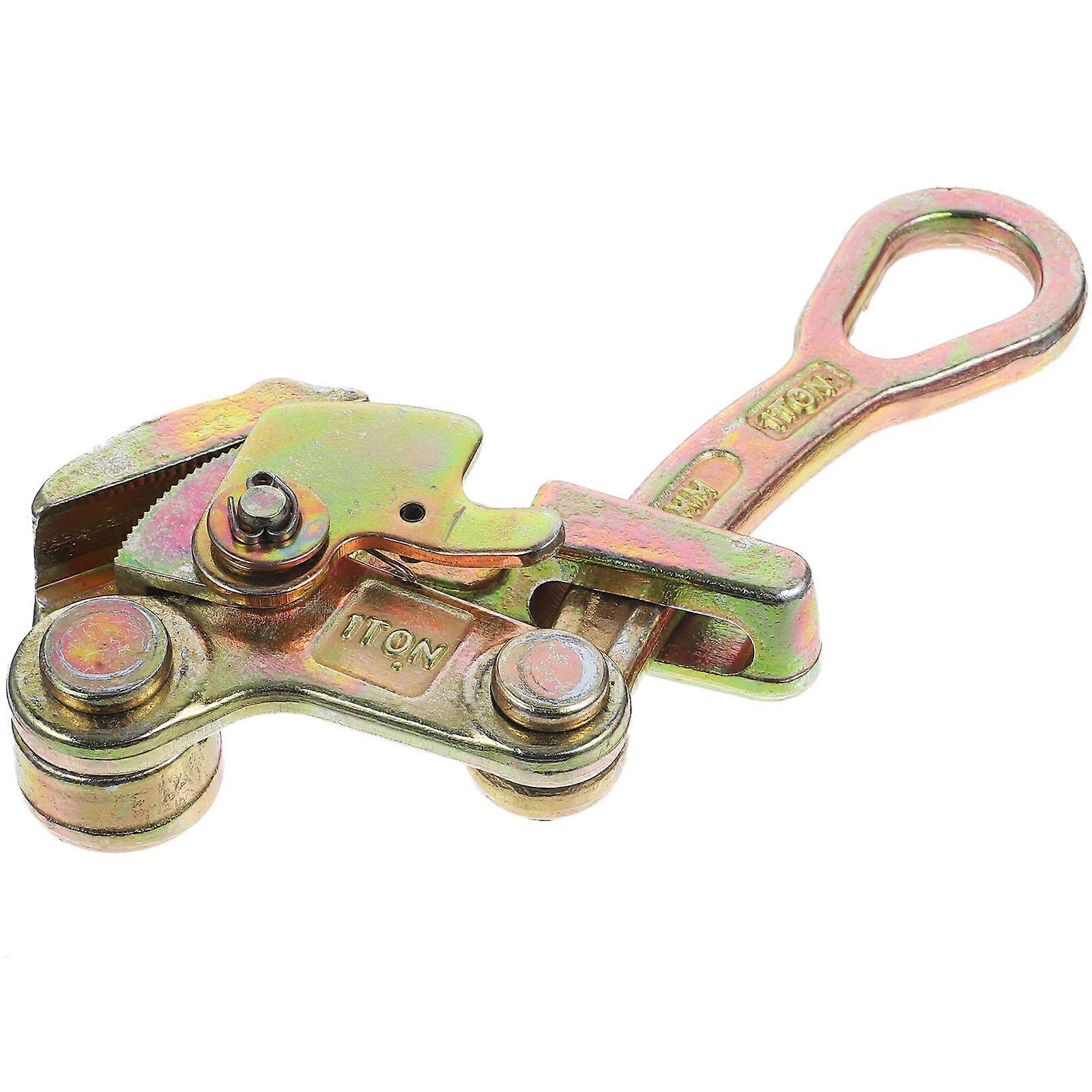 The **Multifunctional Cable Grip Wire Pulling Tool with Rope Jaw Puller Clip Design** is a versatile and robust tool designed for efficient cable