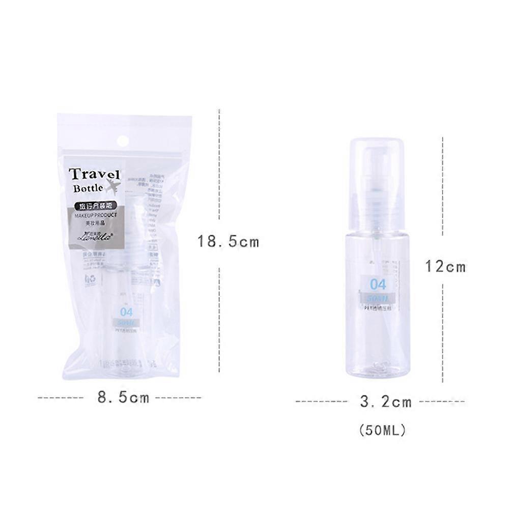 Travel Bottles Pet Plastic Multifunction Refillable Bottles for Storage Use 3Pcs
