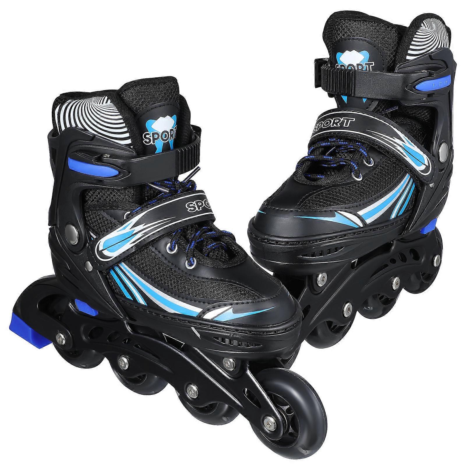 Adjustable Inline Skates Comfortable and Stable For Skating .6×9.4×3.9in 1 Pair
