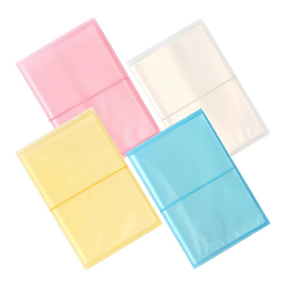 Reusable Sticker Book Album Memory Organization Rectangular Pink 4Set