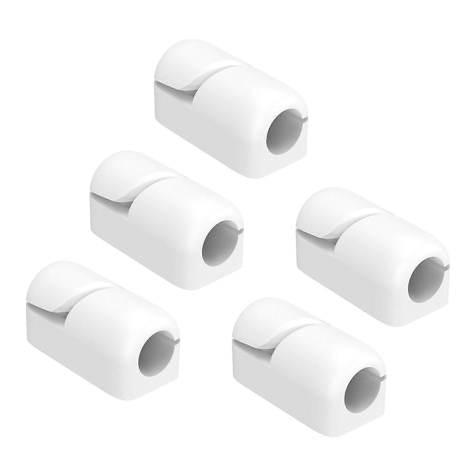5 x Cable Clip Organizer Desk Cable Management Base Clamp Lock Silicone Convenient Power Cord Clamp