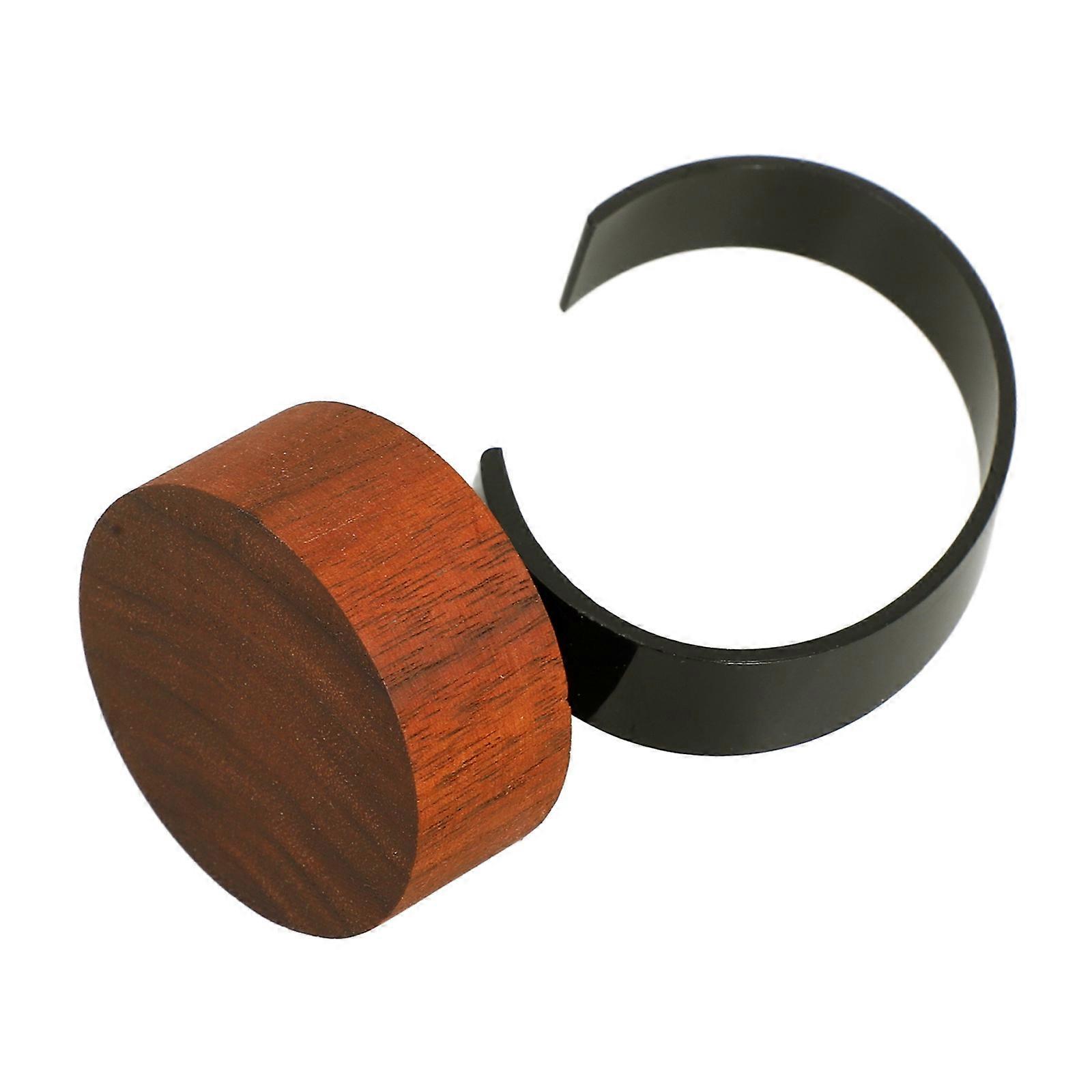 Elegant Wooden Watch Display Stand with Acrylic for Retail and Home Use Multi 4.5 x 3.2 x 2.1 inches
