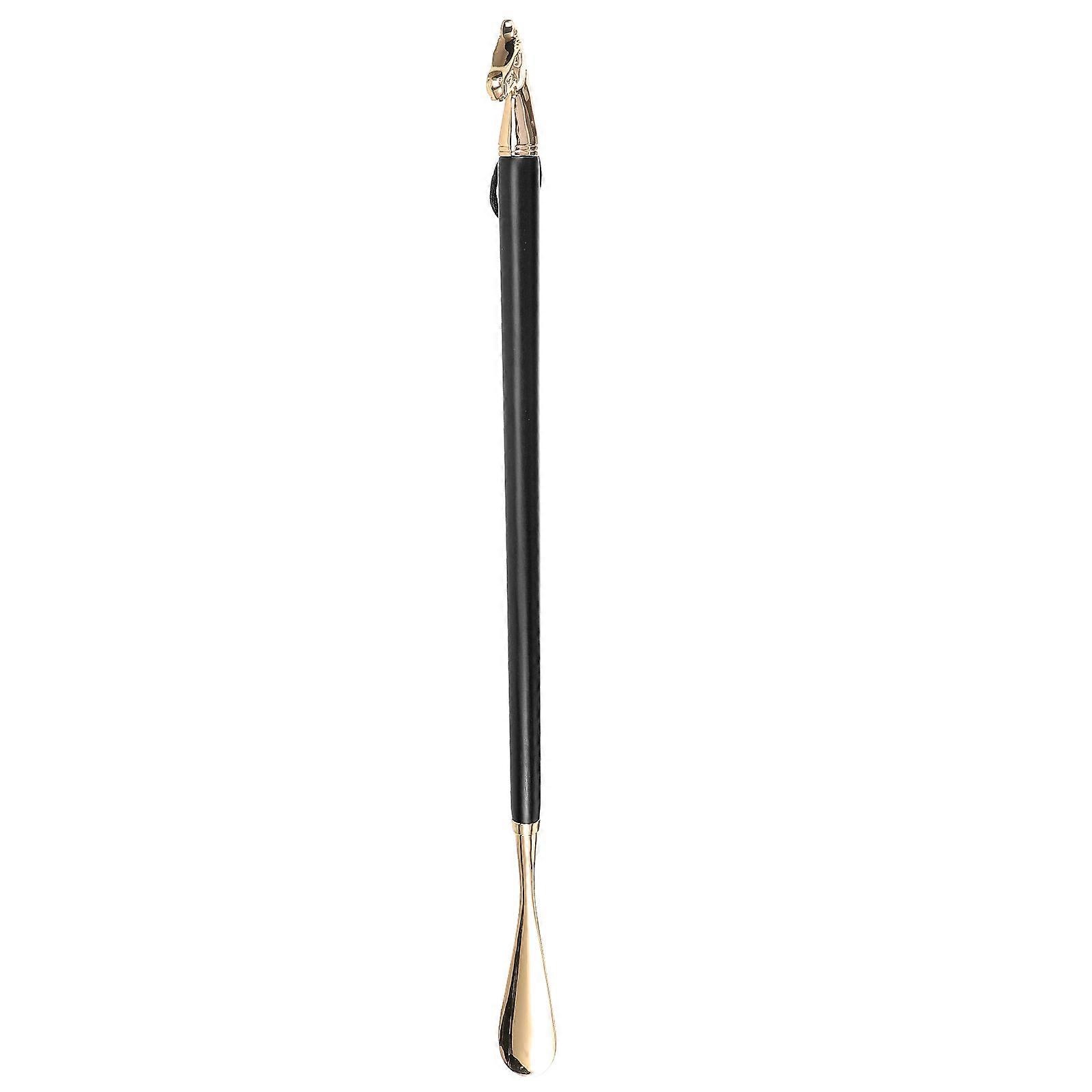 Shoe Horn For Children Reduces Bending Simple Structure Gift Giving 56x5cm Black 1Set