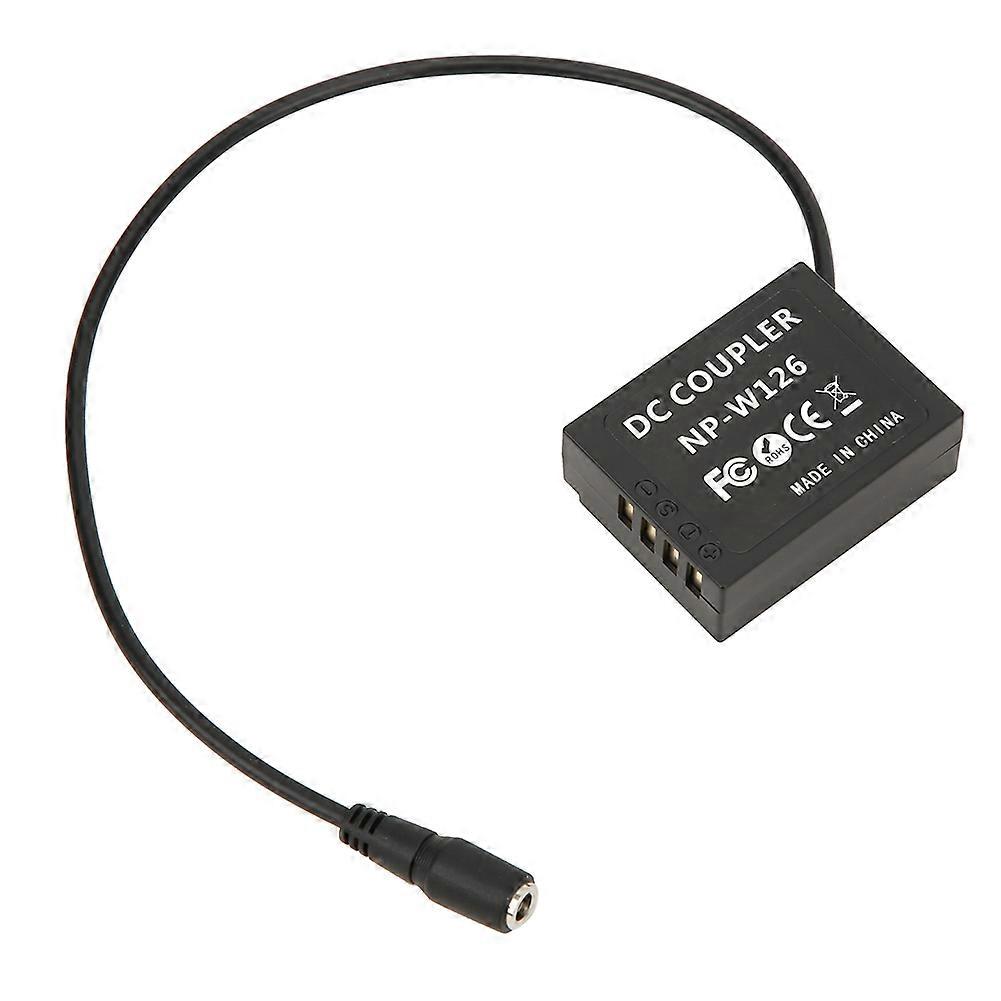 NP W126 Full Decoding Dummy Battery with DC Interface Straight Wire for Fuji X T1 X T2 X T3 X T10 X T20 X T30 X Pro1 X Pro2 X Pro3