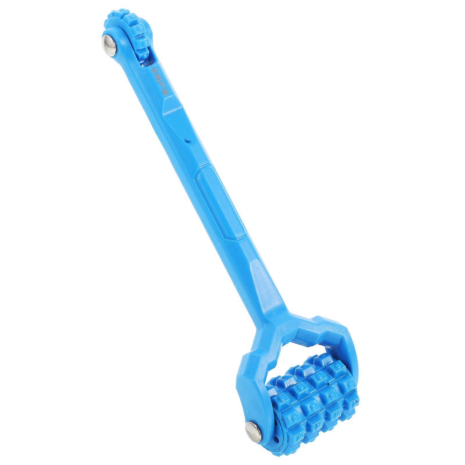 Blue Dual Head Roller for Sound Deadening in Cars Effective Noise Reduction Durable PC Material 1 Set