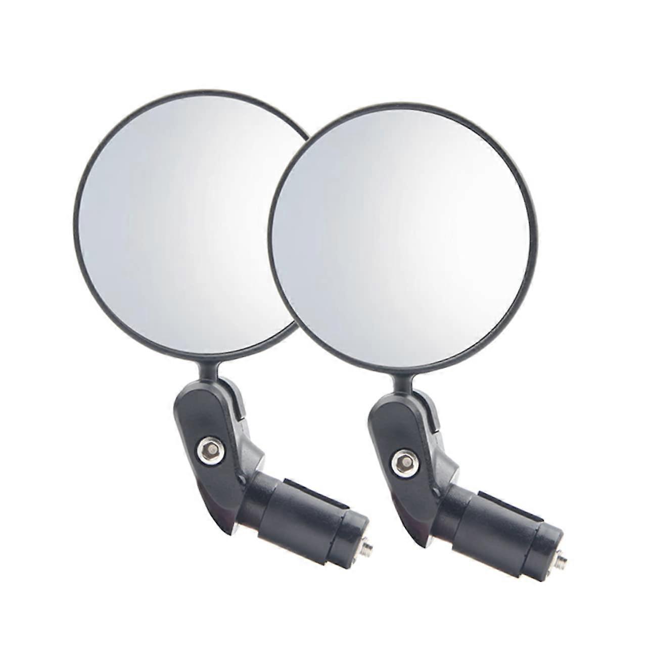 Bicycle Mirror Rotatable Durable Handlebar Mirror For Mountain, Road And Leisure Bikes, 1 Pair, Easy Tool Installation