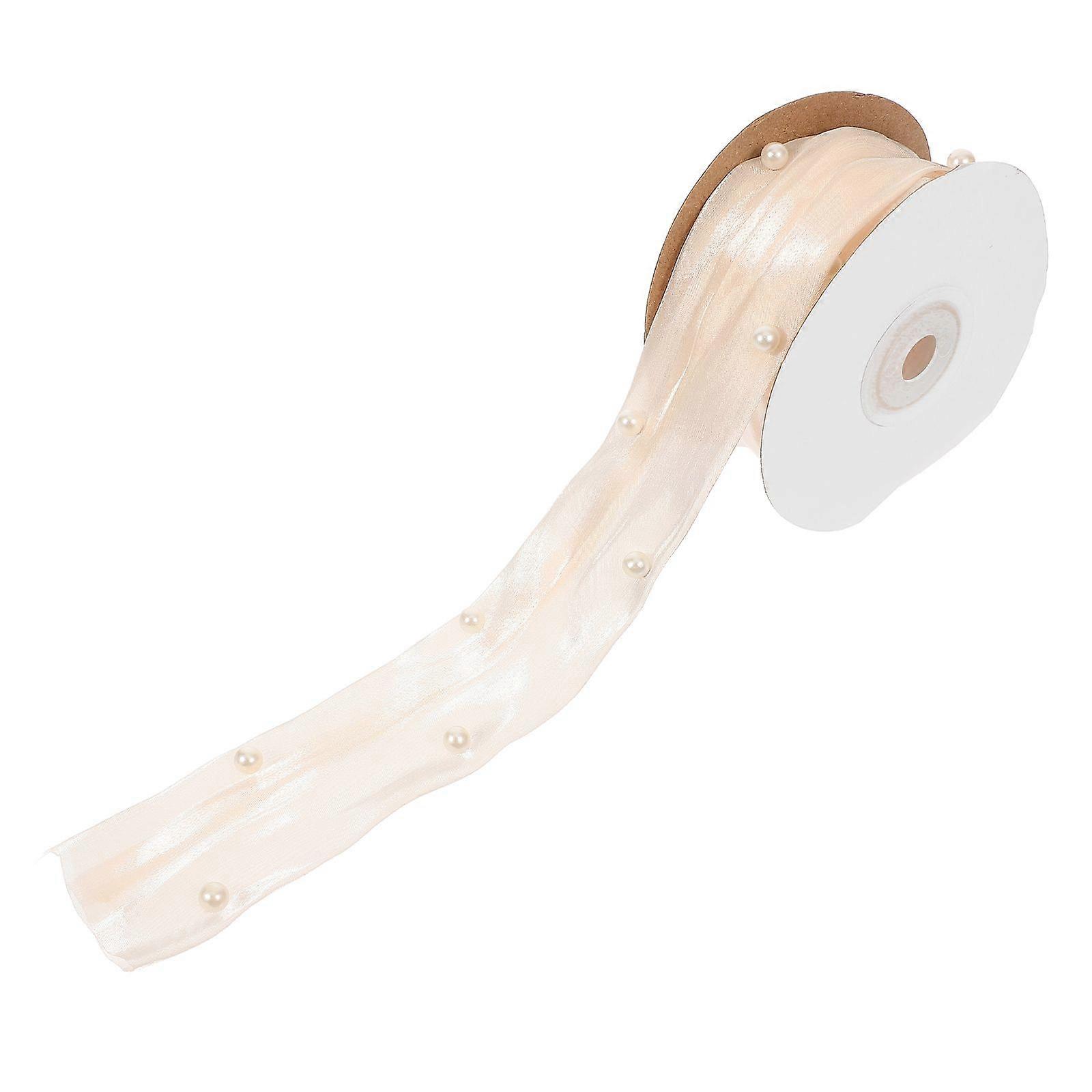 1 Roll Of Flower Wrap Ribbon Bow Ribbon For Present Wrapping Wrapping Ribbon Ornament Elegant Style Ribbon Wedding Bouquet Ribbon