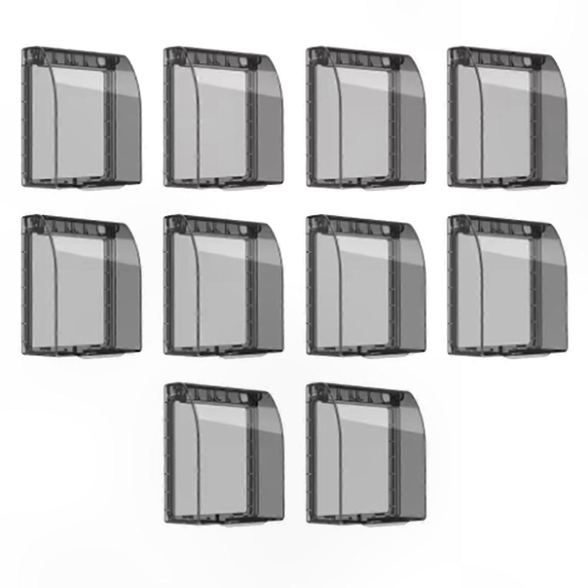 Waterproof Wall Socket Box with Transparent Cover for Universal 86-Type Switch Plates
