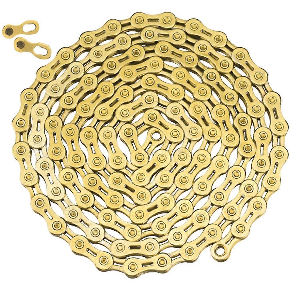 Replacement Chain for Bike Mountain Bike Chain Carbon Steel Cycling Accessories 148X0.72Cm High-Efficiency Shifting 1 Set