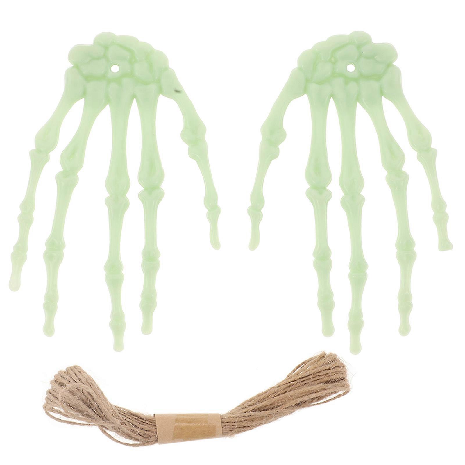 Hanging Skeleton Props For Halloween Events 15.00X9.50X3.50CM Decoration Props 1 Pair