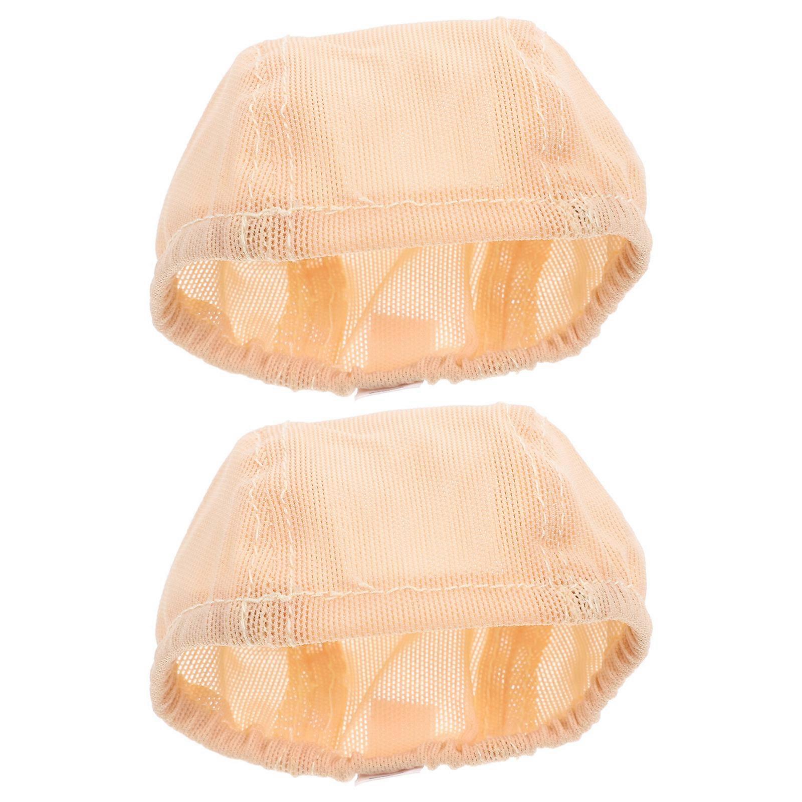 Round Handmade Chic Fashion DIY Craft Decoration For Dolls And Plush Animals In Beige Color With 2 Pcs