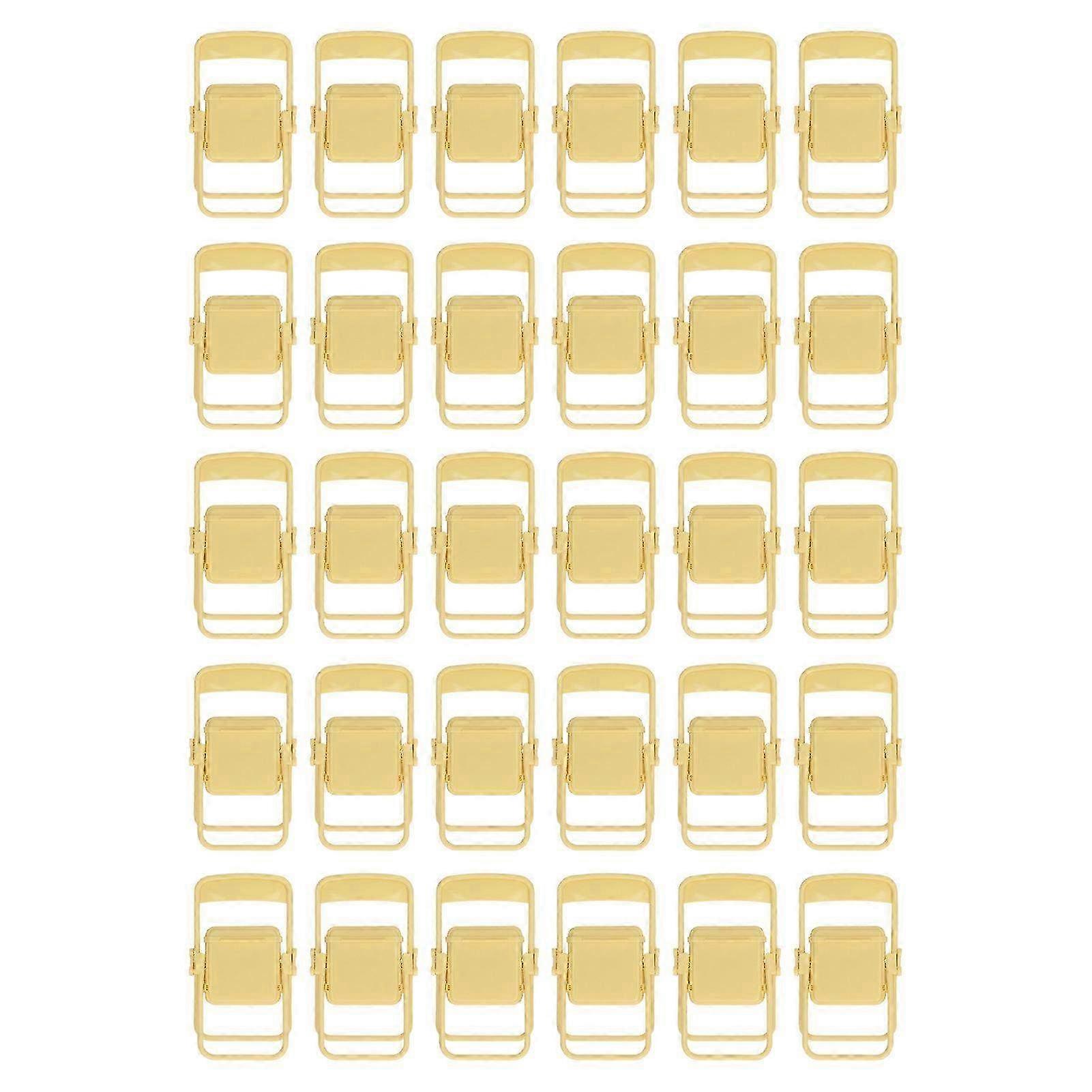 30PCS Mini Chair-Shaped Mobile Phone Holder - Multifunctional Foldable Desktop Stand in Candy Color for Tablet & Phone Support