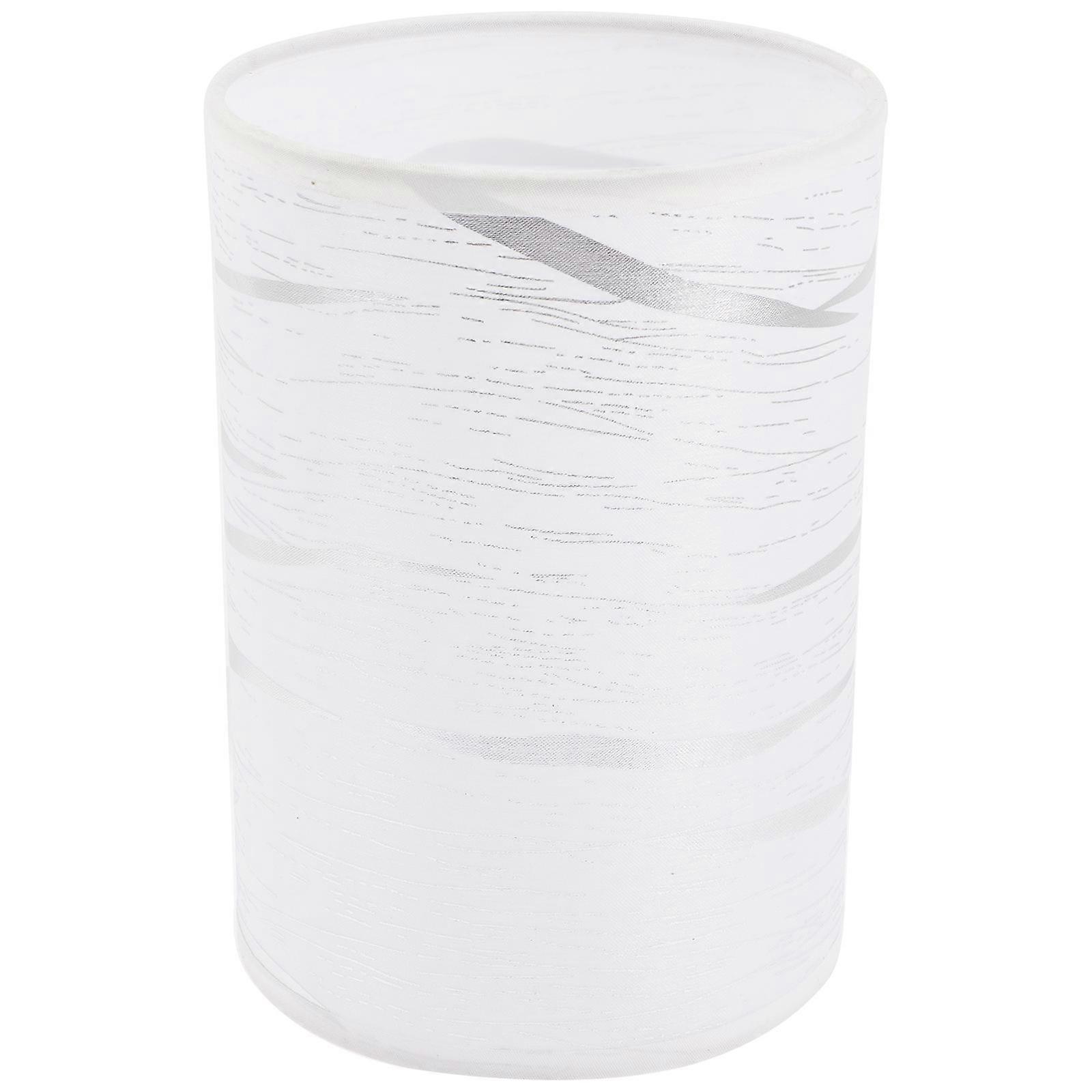 Cylinder Lamp Cover Cloth For E27 Type Lamp In Silver Color 20X14CM To Protect Light Bulb From Dust 1Pcs