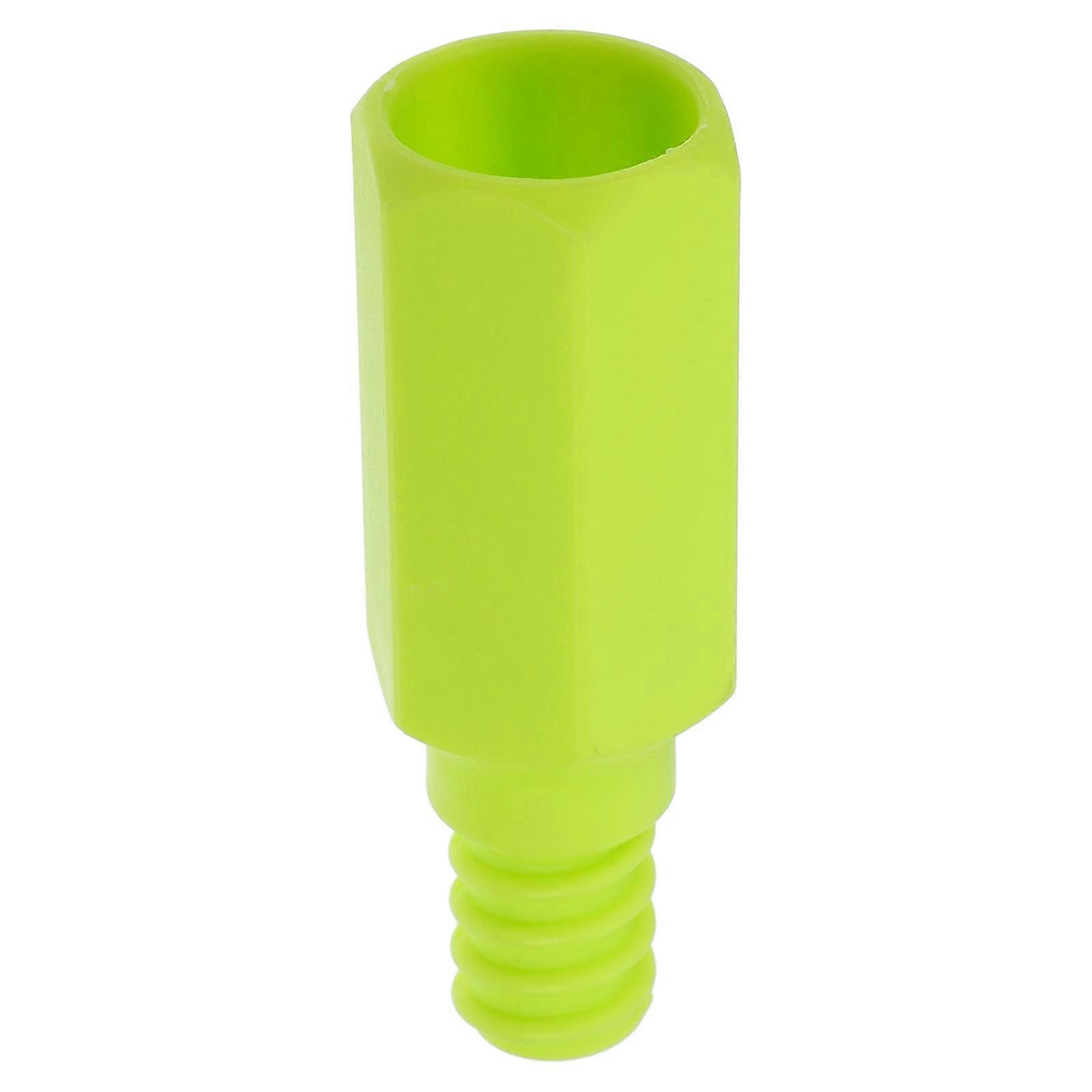 Threaded Tip Replacement For Mop Broom Handle Threaded End Cap Household Cleaning Tool Adapter Easy Installation 9.00X3.00X3.00CM Green 1Set