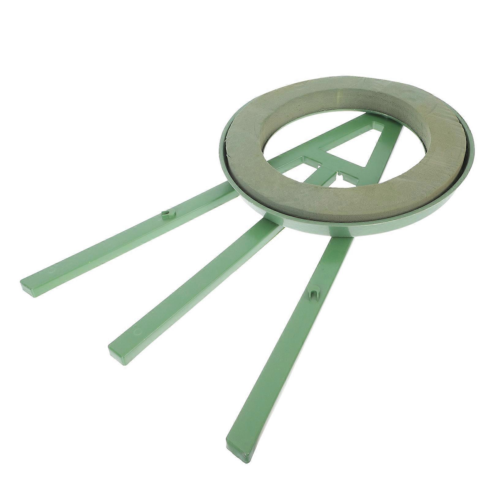 Durable Plastic Flower Stand for Weather-Resistant Stable Placement 1 Pc